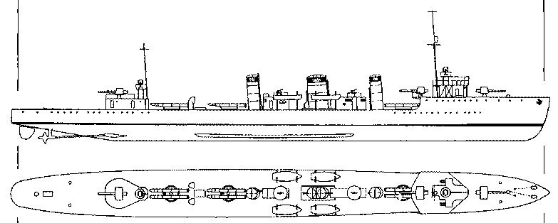 Иллюстрация к книге — Эскадренные миноносцы и миноносцы Японии (1879-1945 гг.) [img_54.jpg]