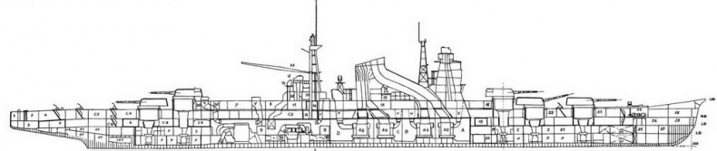 Иллюстрация к книге — Японские тяжелые крейсера.Том 1: История создания, описание конструкции, предвоенные модернизации. [img_103.jpg]