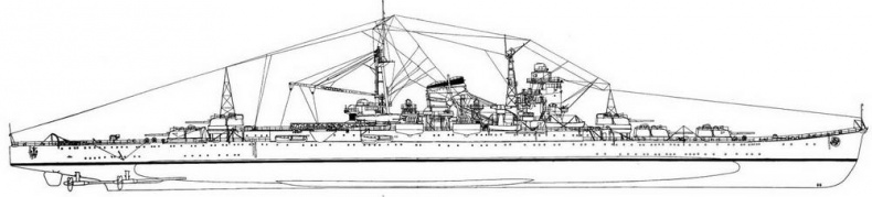 Иллюстрация к книге — Японские тяжелые крейсера.Том 1: История создания, описание конструкции, предвоенные модернизации. [img_105.jpg]