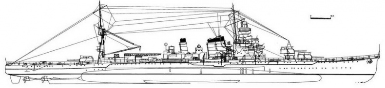 Иллюстрация к книге — Японские тяжелые крейсера.Том 1: История создания, описание конструкции, предвоенные модернизации. [img_92.jpg]