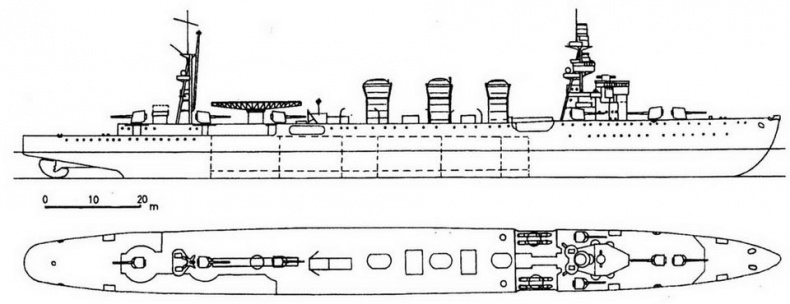 Иллюстрация к книге — Легкие крейсера Японии. 1917-1945 гг. [img_28.jpg]