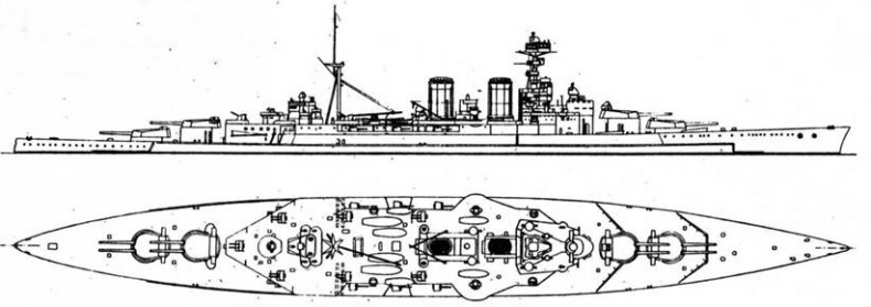 Иллюстрация к книге — Линейные корабли ’’Дюнкерк” и ’’Страсбург” [pic_13.jpg]