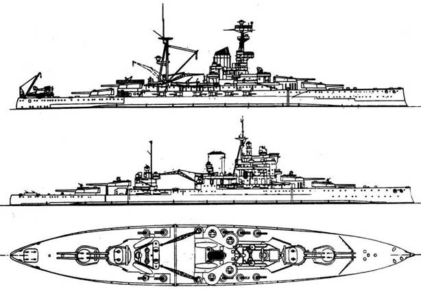 Иллюстрация к книге — Линейные корабли ’’Дюнкерк” и ’’Страсбург” [pic_14.jpg]
