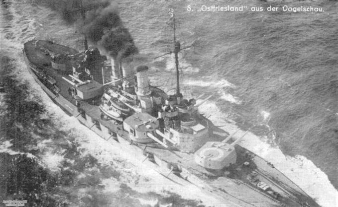 Иллюстрация к книге — Линейные корабли “Гельголанд”, “Остфрисланд”, &quot;Ольденбург&quot; и &quot;Тюринген&quot; . 1907-1921 гг. [pic_54.jpg]