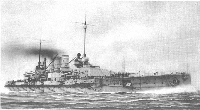 Иллюстрация к книге — Линейные корабли “Гельголанд”, “Остфрисланд”, &quot;Ольденбург&quot; и &quot;Тюринген&quot; . 1907-1921 гг. [pic_61.jpg]