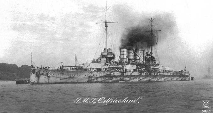 Иллюстрация к книге — Линейные корабли “Гельголанд”, “Остфрисланд”, &quot;Ольденбург&quot; и &quot;Тюринген&quot; . 1907-1921 гг. [pic_75.jpg]
