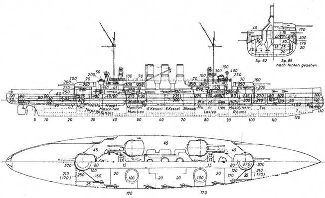 Иллюстрация к книге — Линейные корабли “Гельголанд”, “Остфрисланд”, &quot;Ольденбург&quot; и &quot;Тюринген&quot; . 1907-1921 гг. [pic_8.jpg]