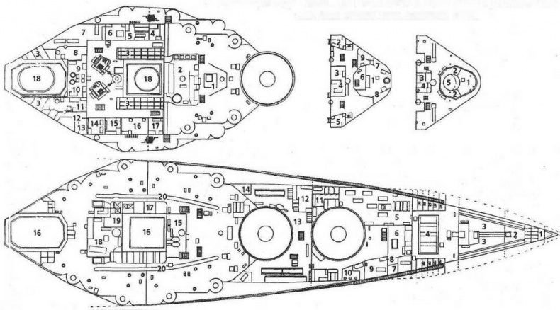 Иллюстрация к книге — Линейные корабли “Эджинкорт”, “Канада” и “Эрин”. 1910-1922 гг. [img_27.jpg]