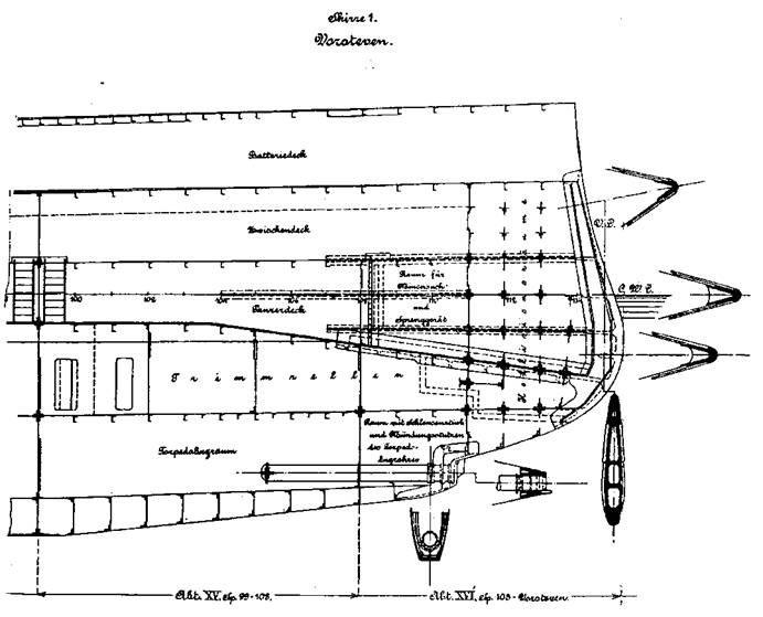 Иллюстрация к книге — Линейные корабли Германии. Часть I. «Нассау» «Вестфален» «Рейнланд» «Позен» [pic_12.jpg]