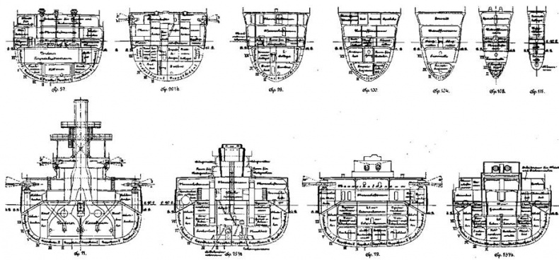 Иллюстрация к книге — Линейные корабли Германии. Часть I. «Нассау» «Вестфален» «Рейнланд» «Позен» [pic_29.jpg]