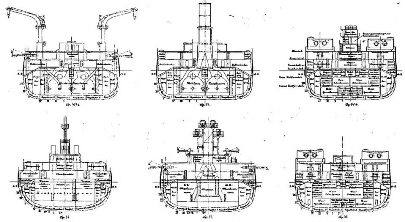 Иллюстрация к книге — Линейные корабли Германии. Часть I. «Нассау» «Вестфален» «Рейнланд» «Позен» [pic_30.jpg]