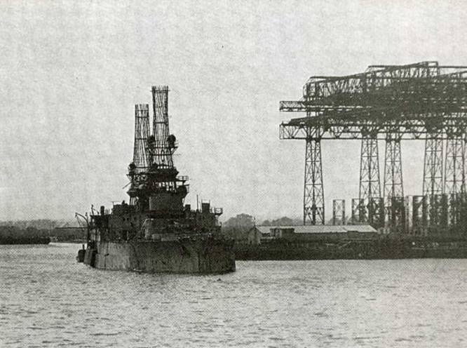 Иллюстрация к книге — Линейные корабли Соединенных Штатов Америки. Часть I. Линкоры типов “South Carolina”, “Delaware”, “Florida” и “Wyoming”. [pic_106.jpg]