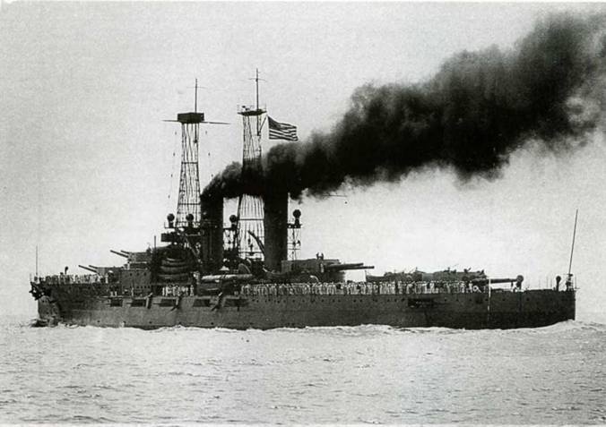 Иллюстрация к книге — Линейные корабли Соединенных Штатов Америки. Часть I. Линкоры типов “South Carolina”, “Delaware”, “Florida” и “Wyoming”. [pic_119.jpg]