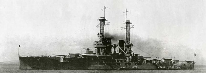 Иллюстрация к книге — Линейные корабли Соединенных Штатов Америки. Часть I. Линкоры типов “South Carolina”, “Delaware”, “Florida” и “Wyoming”. [pic_142.jpg]