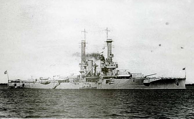 Иллюстрация к книге — Линейные корабли Соединенных Штатов Америки. Часть I. Линкоры типов “South Carolina”, “Delaware”, “Florida” и “Wyoming”. [pic_144.jpg]