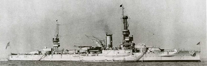 Иллюстрация к книге — Линейные корабли Соединенных Штатов Америки. Часть I. Линкоры типов “South Carolina”, “Delaware”, “Florida” и “Wyoming”. [pic_162.jpg]