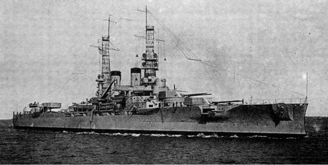 Иллюстрация к книге — Линейные корабли Соединенных Штатов Америки. Часть I. Линкоры типов “South Carolina”, “Delaware”, “Florida” и “Wyoming”. [pic_76.jpg]