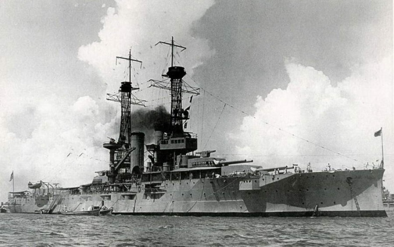 Иллюстрация к книге — Линейные корабли Соединенных Штатов Америки. Часть I. Линкоры типов “South Carolina”, “Delaware”, “Florida” и “Wyoming”. [pic_90.jpg]