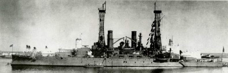 Иллюстрация к книге — Линейные корабли Соединенных Штатов Америки. Часть I. Линкоры типов “South Carolina”, “Delaware”, “Florida” и “Wyoming”. [pic_96.jpg]