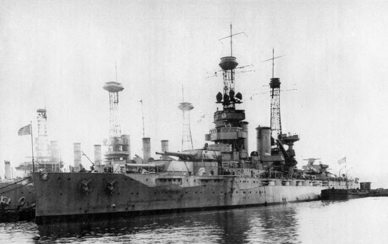 Иллюстрация к книге — Линейные корабли Соединенных Штатов Америки. Часть II. Линкоры типов “New York”, “Oklahoma” и “Pennsylvania” [pic_128.jpg]