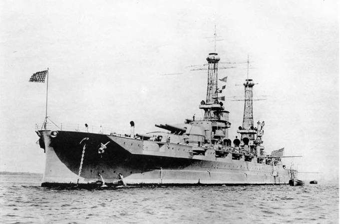 Иллюстрация к книге — Линейные корабли Соединенных Штатов Америки. Часть II. Линкоры типов “New York”, “Oklahoma” и “Pennsylvania” [pic_193.jpg]