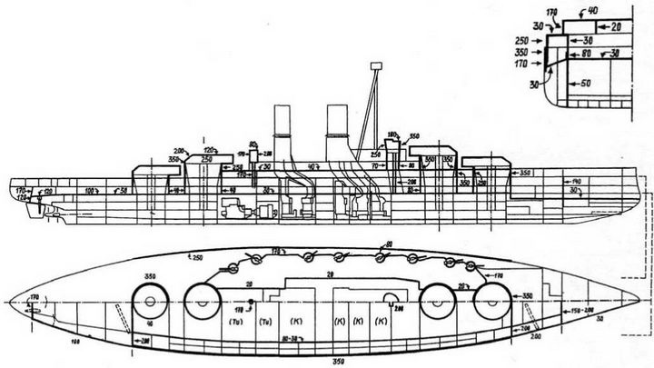 Иллюстрация к книге — Линейные корабли типа &quot;Баерн&quot;. Последние дредноуты империи кайзера Вильгельма II. [img_38.jpg]