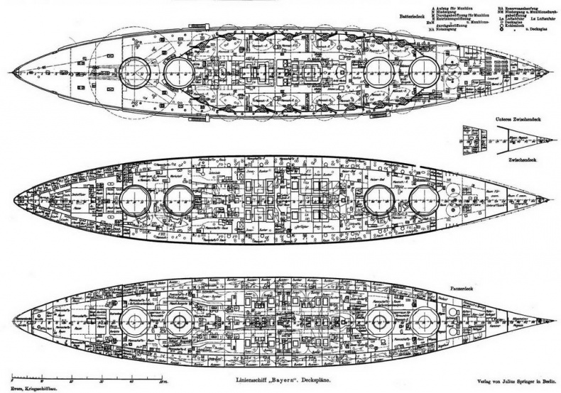 Иллюстрация к книге — Линейные корабли типа &quot;Баерн&quot;. Последние дредноуты империи кайзера Вильгельма II. [img_42.jpg]