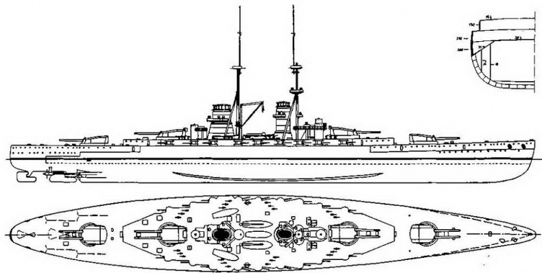 Иллюстрация к книге — Линейные корабли типа &quot;Конте ди Кавур&quot; [img_19.jpg]