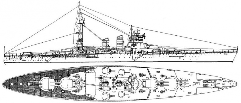 Иллюстрация к книге — Линейные корабли типа &quot;Конте ди Кавур&quot; [img_28.jpg]