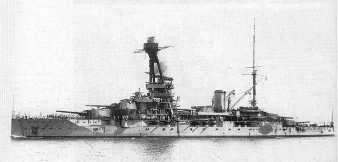 Иллюстрация к книге — Линейные корабли типа “Бретань” (1912-1953) [pic_105.jpg]