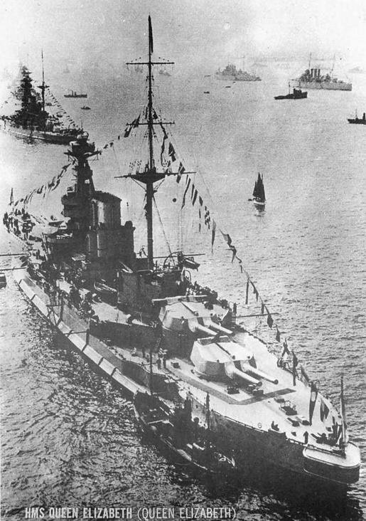 Иллюстрация к книге — Линейные корабли типа “Куин Элизабет” [img_143.jpg]