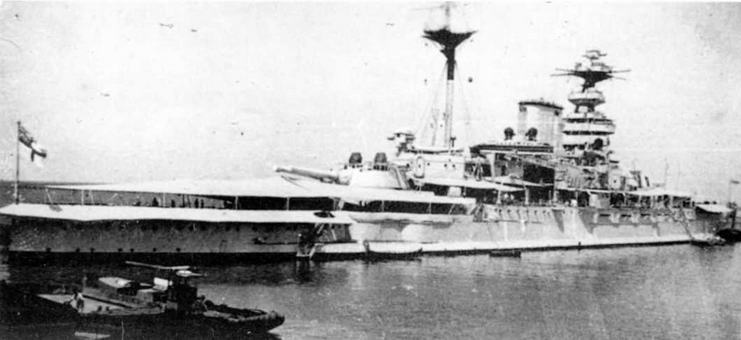 Иллюстрация к книге — Линейные корабли типа “Куин Элизабет” [img_155.jpg]