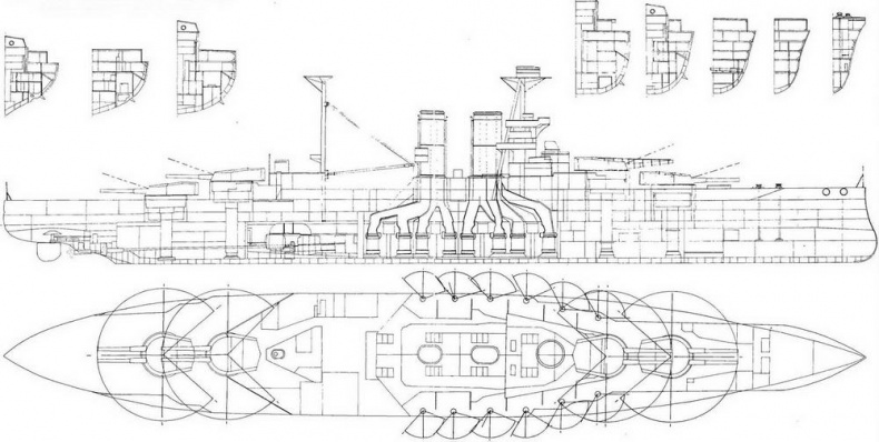 Иллюстрация к книге — Линейные корабли типа “Куин Элизабет” [img_16.jpg]