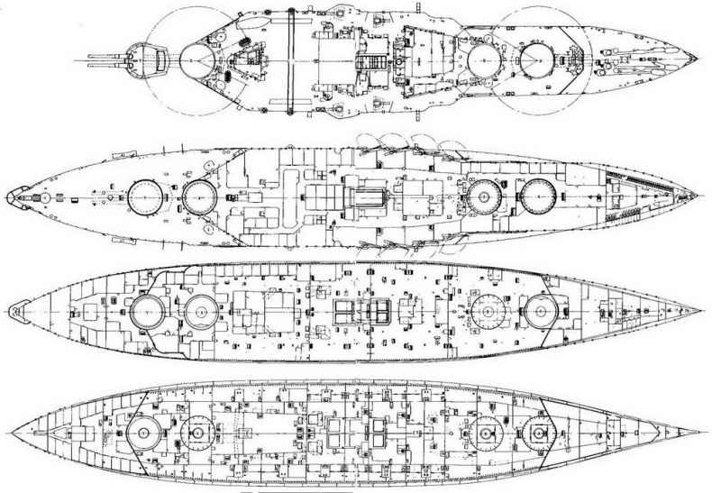Иллюстрация к книге — Линейные корабли типа “Куин Элизабет” [img_60.jpg]