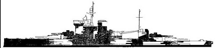 Иллюстрация к книге — Линейные корабли типа “Куин Элизабет” [img_70.jpg]