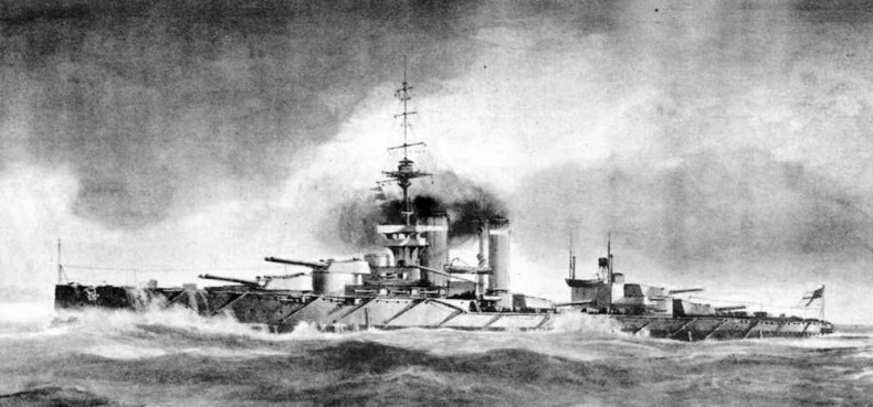 Иллюстрация к книге — Линейные корабли типа “Орион”. 1908-1930 гг. [img_140.jpg]