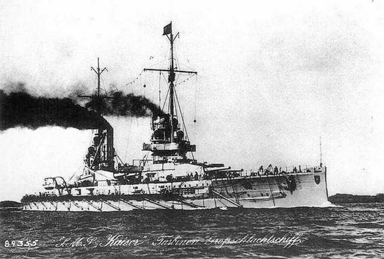 Иллюстрация к книге — Линейные корабли типов “Кайзер” и “Кениг”. 1909-1918 гг. [img_80.jpg]