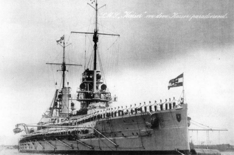 Иллюстрация к книге — Линейные корабли типов “Кайзер” и “Кениг”. 1909-1918 гг. [img_94.jpg]