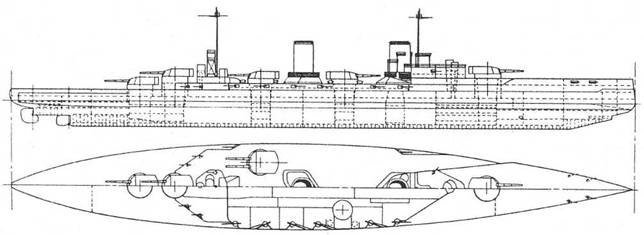 Иллюстрация к книге — Линейные крейсера “Фон дер Танн”, “Мольтке”, “Гебен” и “Зейдлиц”. 1907-1918 гг. [any2fbimgloader79.jpg]