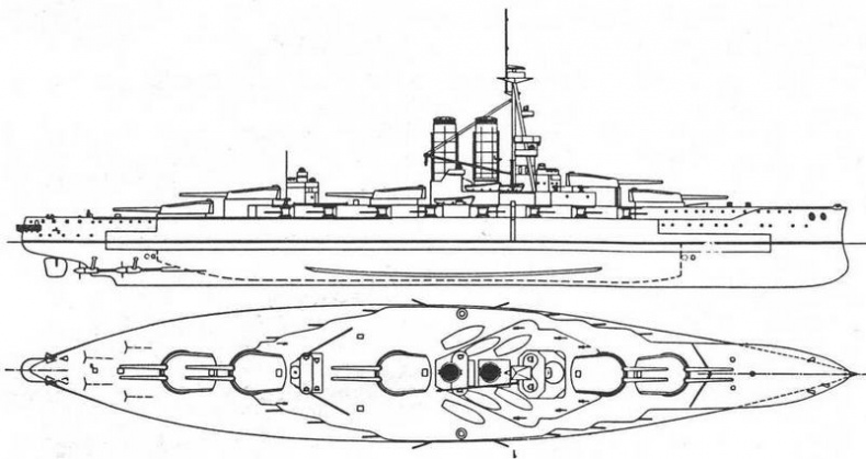Иллюстрация к книге — Линкоры второстепенных морских держав [img_35.jpg]