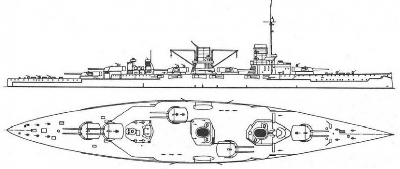 Иллюстрация к книге — Линкоры второстепенных морских держав [img_38.jpg]
