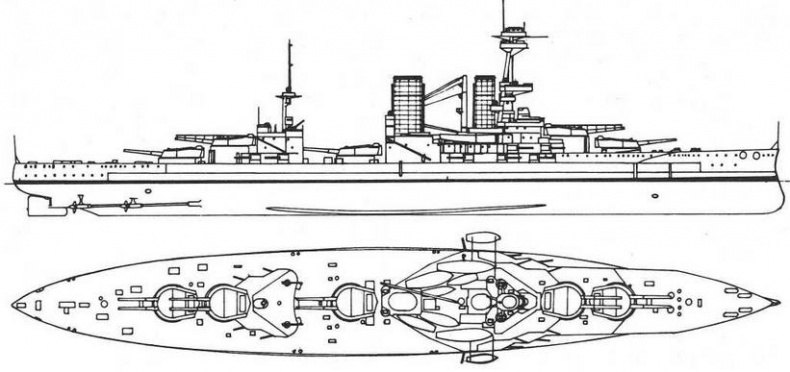 Иллюстрация к книге — Линкоры второстепенных морских держав [img_39.jpg]