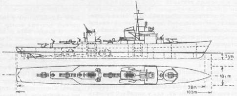 Иллюстрация к книге — Миноносцы и эскортные корабли Германии. 1927-1945 гг. [pic_51.jpg]