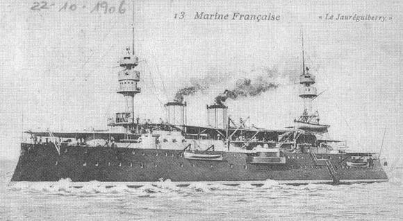 Иллюстрация к книге — Образцовые броненосцы Франции. Часть I. “Жорегибери”. 1891-1934 гг. [img_101.jpg]