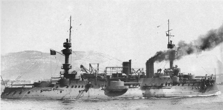 Иллюстрация к книге — Образцовые броненосцы Франции. Часть I. “Жорегибери”. 1891-1934 гг. [img_105.jpg]