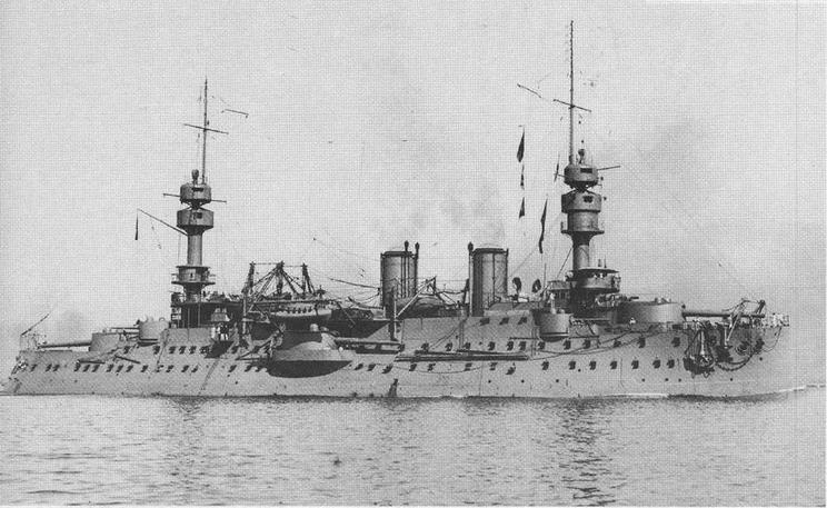 Иллюстрация к книге — Образцовые броненосцы Франции. Часть I. “Жорегибери”. 1891-1934 гг. [img_111.jpg]