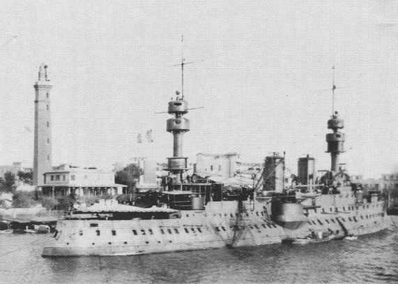 Иллюстрация к книге — Образцовые броненосцы Франции. Часть I. “Жорегибери”. 1891-1934 гг. [img_113.jpg]