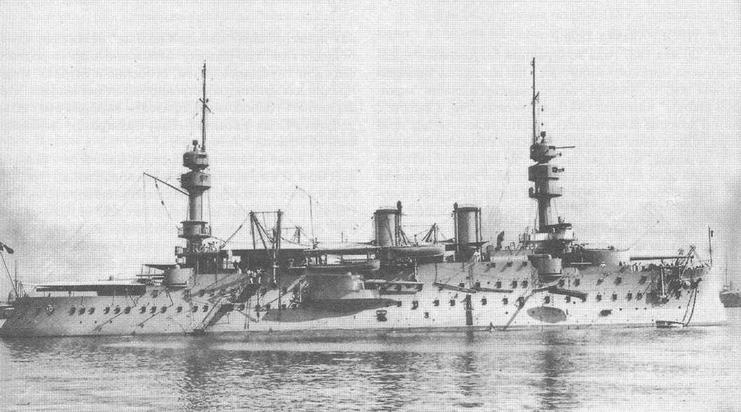 Иллюстрация к книге — Образцовые броненосцы Франции. Часть I. “Жорегибери”. 1891-1934 гг. [img_2.jpg]