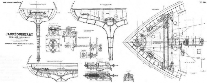 Иллюстрация к книге — Образцовые броненосцы Франции. Часть I. “Жорегибери”. 1891-1934 гг. [img_24.jpg]
