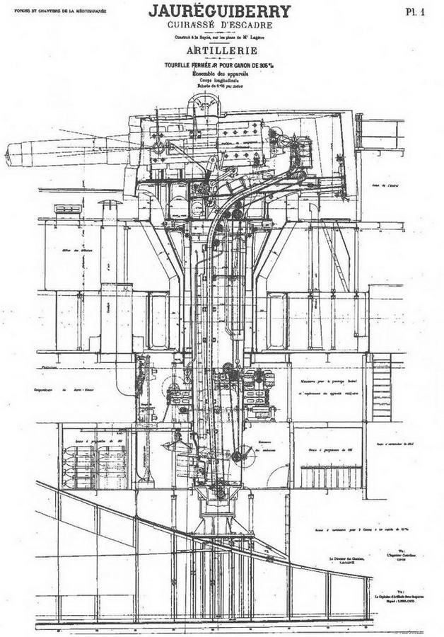 Иллюстрация к книге — Образцовые броненосцы Франции. Часть I. “Жорегибери”. 1891-1934 гг. [img_32.jpg]